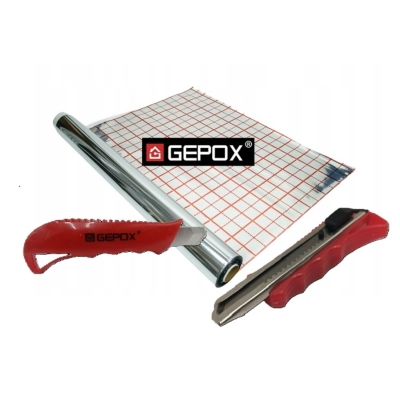 FOLIA OGRZEWANIA PODŁOGOWEGO 50mb 105mk GRUBA GEPOX PREMIUM